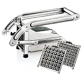 Картоплерізка Chipper, механічна, для різання картоплі фрі, з 2 насадками з нержавіючої сталі