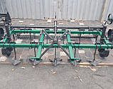 Культиватор КС 2.0 з котком на стрільчастих лапах для мінітрактора, фото 4