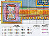 Набір для вишивання БЕЗ нанесеної схеми на канву "Each dawn, a new day". AIDA 14CT , 31*41 см., фото 4