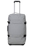Сумка на колесах велика L сіра 70x40x24см/67л/2.6кг/Worldline 853-70, фото 3