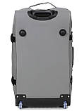 Сумка на колесах велика L сіра 70x40x24см/67л/2.6кг/Worldline 853-70, фото 4