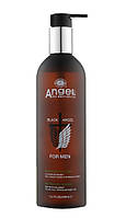 Шампунь від випадання волосся з екстрактом розмарину Angel Professional Black Angel For Men Hair Recovery Shampoo 400 мл