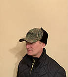 Шапка вушанка зимова тепла з козирком і підкладкою з бавовни Golden Catch camou для полювання і риболовлі, фото 7