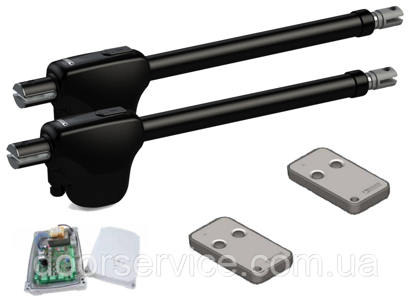Автоматика для розпашних воріт Roger Technology KIT MONOS4 "Brushless" mini комплект