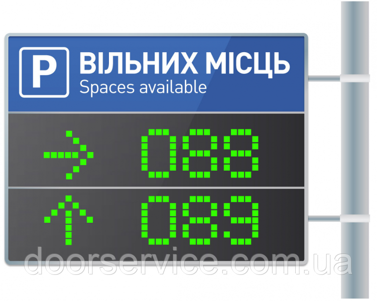 Табло індикації вільних місць (без кронштейна)