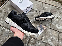 Чоловічі шкіряні кросівки Saucony Shadow 5000 Premium S70848-3 Black чорні Оригінал, фото 5