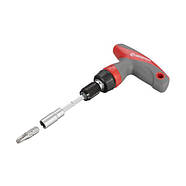 Викрутка Т-подібна з храповим механізмом і комплектом насадок 29 од. INTERTOOL VT-3330, фото 4