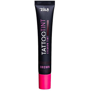 Фарба для брів та вій ZOLA TATTOO TINT Brown 15 мл