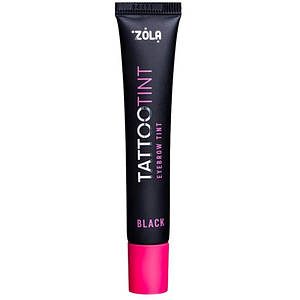 Фарба для брів та вій ZOLA TATTOO TINT Black 15 мл