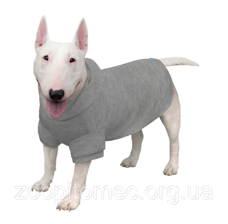 Худі теплий одяг для собак Barksi Textile (Барксі Текстиль) Сірий (XS), фото 1