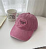 Коттонова бейсболка "Варьонка" під джинс. Рожевий, фото 3