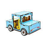 Дитячий дерев'яний 3D конструктор "Машинка" Puz-00930, 43 деталі, фото 2