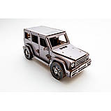Дерев'яний 3D конструктор "Gelandewagen" Puz-26914, 109 деталей, фото 4