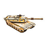 Дерев'яний 3D конструктор "Абрамс" Puz-26917, 187 деталей, фото 3