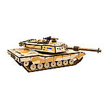 Дерев'яний 3D конструктор "Абрамс" Puz-26917, 187 деталей, фото 4