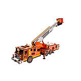 Дерев'яний 3D конструктор "Пожежна машина" Puz-00921, 318 деталей, фото 5