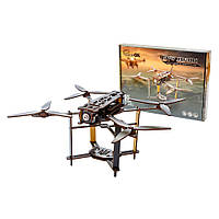Дерев'яний 3D конструктор "FPV дрон" Puz-00923, 95 деталей
