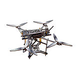 Дерев'яний 3D конструктор "FPV дрон" Puz-00923, 95 деталей, фото 4