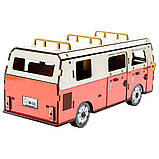 Дерев'яний 3D конструктор "Мікроавтобус" Puz-00926, 156 деталей, фото 3