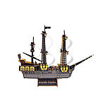 Дерев'яний 3D конструктор "Піратський корабель" Puz-00928, 196 деталей, фото 4