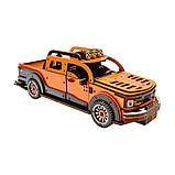 Дерев'яний 3D конструктор "Пікап" Puz-00931, 212 деталей, фото 2