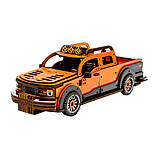 Дерев'яний 3D конструктор "Пікап" Puz-00931, 212 деталей, фото 6