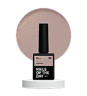 NOTD NEW Formula 30 Cover base — натурально нюдюйве із золотим шимером. 10 мл