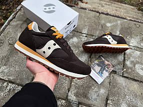 Чоловічі кросівки Saucony Jazz Original S2044-705 Brown сream коричневі Оригінал