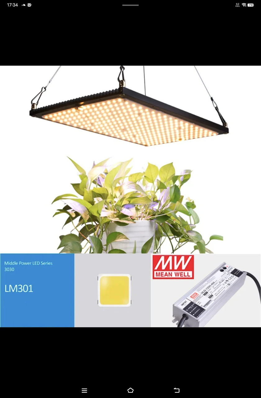 Фітолампа для рослин Quantum Board (LM301H+MeanWell XLG) 120, фото 1