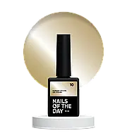 NOTD Korean cat eye 10 — тепло золотий гель лак котяче око, 10 мл