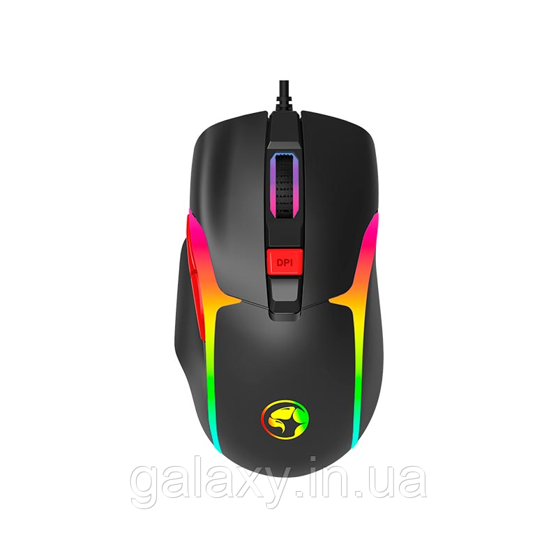 Миша ігрова MARVO дротова для ПК ноутбука з підсвічуванням RGB Gaming M360 Black, фото 1