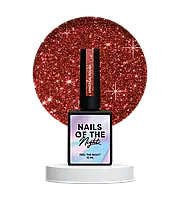 NailsOfTheDay Spritz gel polish — яскраво-червоний світловідбивний гель-лак, 10 мл