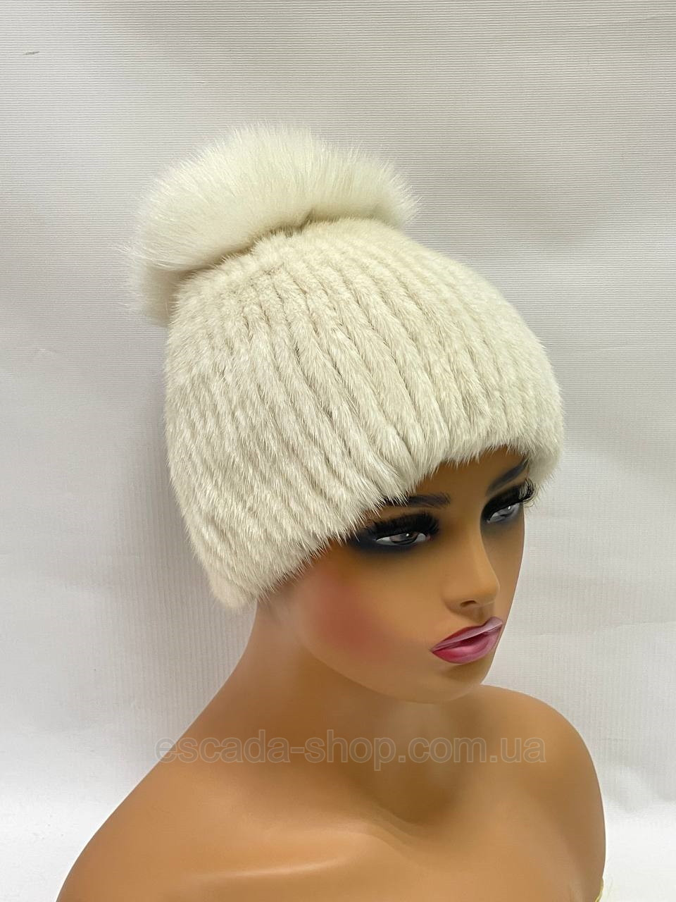 Жіноча шапка з хутра норки, "Бубон"., фото 1