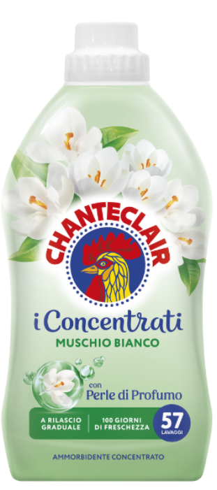 Ополіскувач парфумований для прання Chante Clair Muschio Bianco білий мускус 1,14 л (57 стирок), фото 1