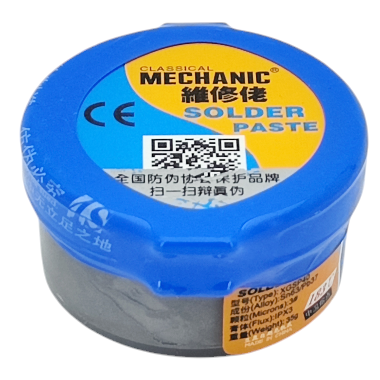 Паяльна паста Mechanic XGSP40 (Sn63/Pb37, 183 ° C), 35 г