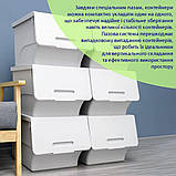 Контейнер для зберігання білий 45.5*28.5*31CM SW-00002421, фото 8