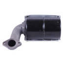 Глушник ТАТА з коліном (під 2 отвори) – 195N, фото 3