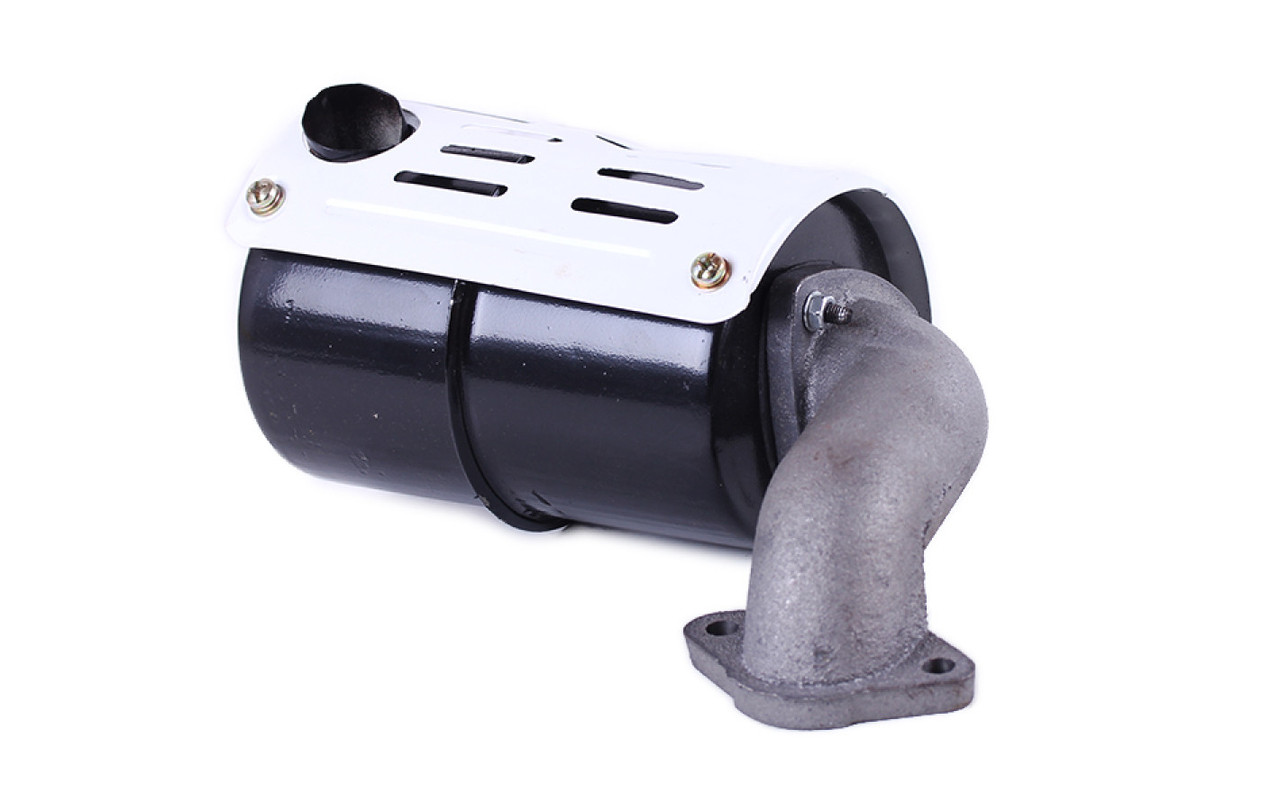 Глушник ТАТА з коліном (під 2 отвори) – 195N, фото 1