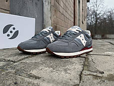 Чоловічі оригінальні кросівки Saucony Shadow Original S2108-889 Grey Brown сірі Оригінал, фото 4