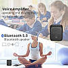 Міні-підсилювач голосу SHIDU SD-M100 з дротовим мікрофоном та гарнітурою. 10 Вт, 1800 мАг, фото 4