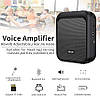 Міні-підсилювач голосу SHIDU SD-M100 з дротовим мікрофоном та гарнітурою. 10 Вт, 1800 мАг, фото 7