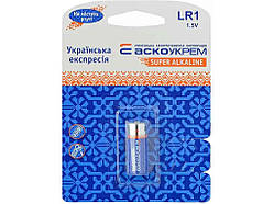 Батарейка калюжна LR1.BP1 (blister 1) ТМ АСКО