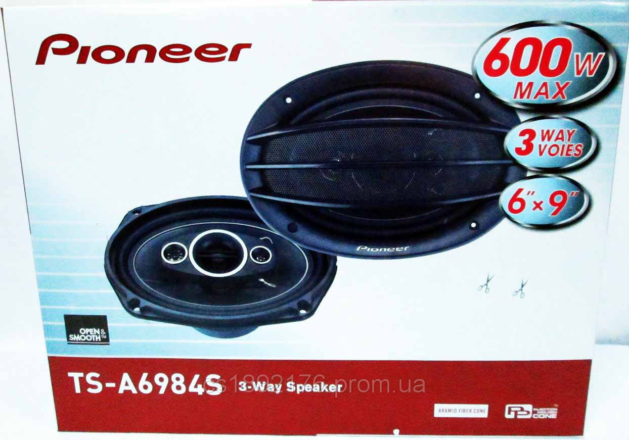Автомобільна акустика колонки TS-A6984S 6x9 овали (600 W) 3 смугові
