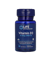 Вітаміни Life Extension Vitamin D3 25 mcg (1000 IU) - 90 капс