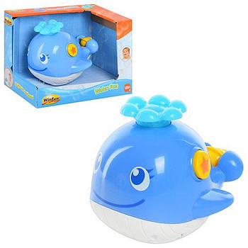 Гра для купання WinFun, кит, фонтан, музика, світло, батарейка арт. 7107-NL