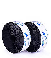 Велкро стрічка клейка універсальна 3M 9448A 30 мм Velcro довжина 1 метр