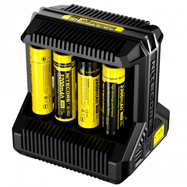 Зарядний пристрій для акумуляторів Nitecore i8 (на 8 каналів)