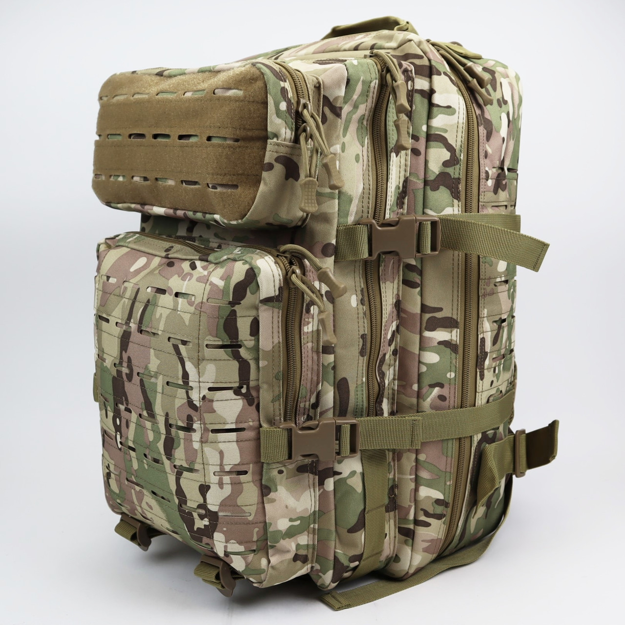 Рюкзак тактичний 50 л міцний OXFORD MOLLE 1000D Мультикам