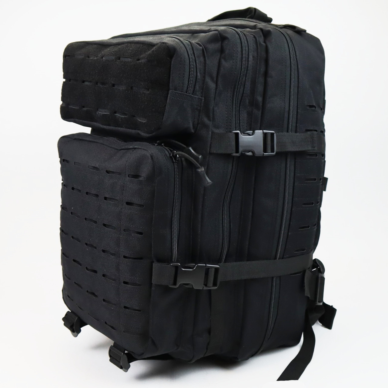 Рюкзак тактичний 50 л міцний OXFORD MOLLE 1000D Чорний
