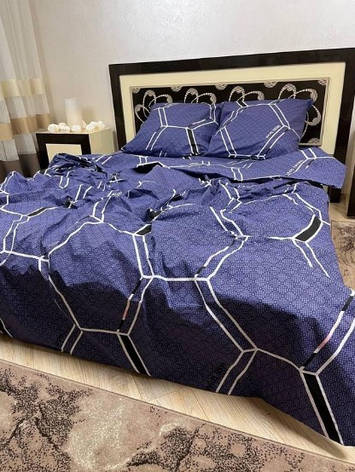 Полуторний комплект постільної білизни із Бязі Голд "Марс", фото 1